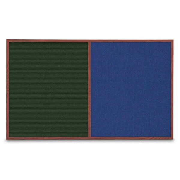 Enclosed Corkboard, 1 Door, 18"x24", 4" Fra